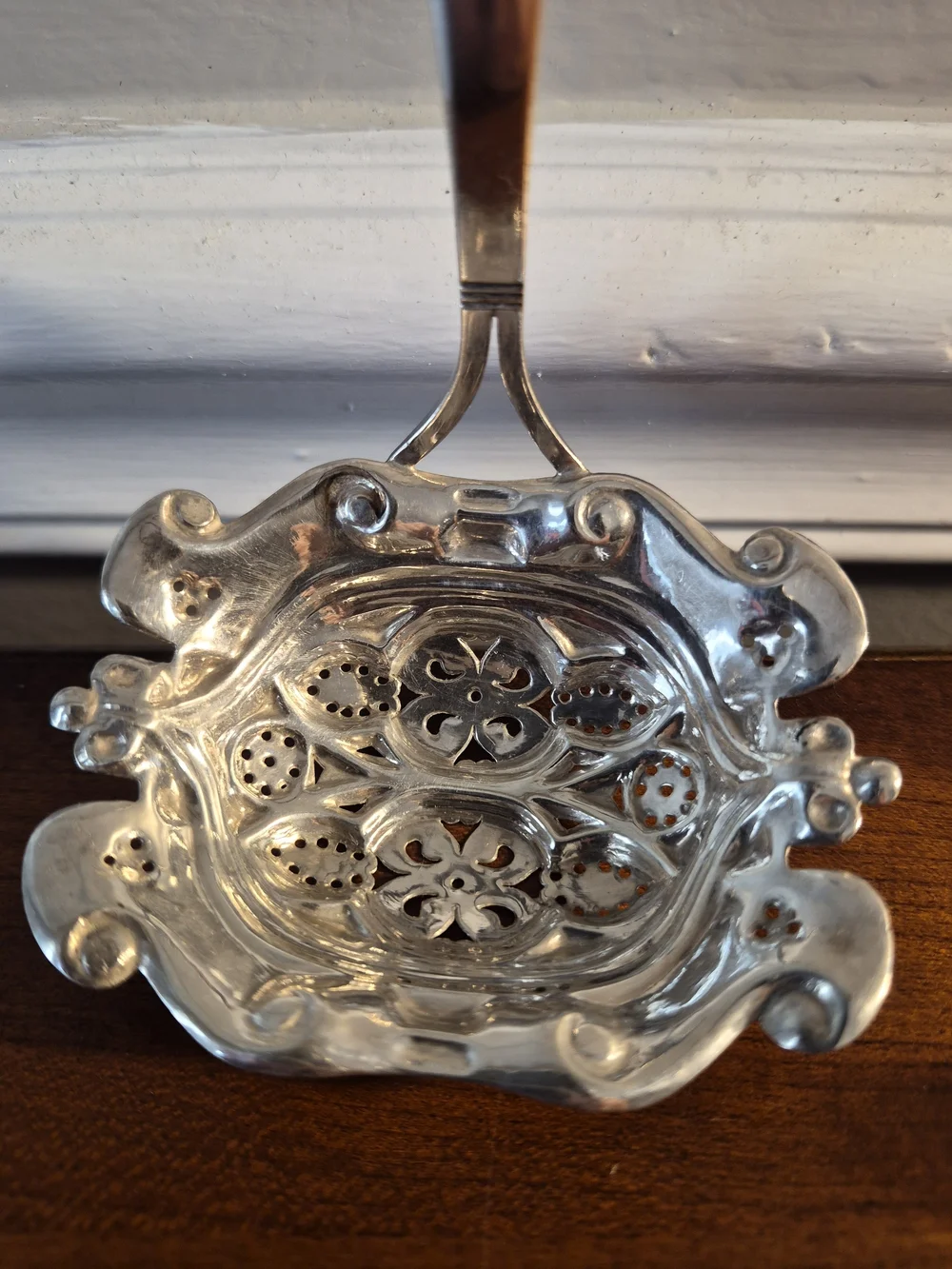 Antique/vintage 1859 To Early 1900's Dutch Sterling Silver Bon Bon/Sugar Spoon